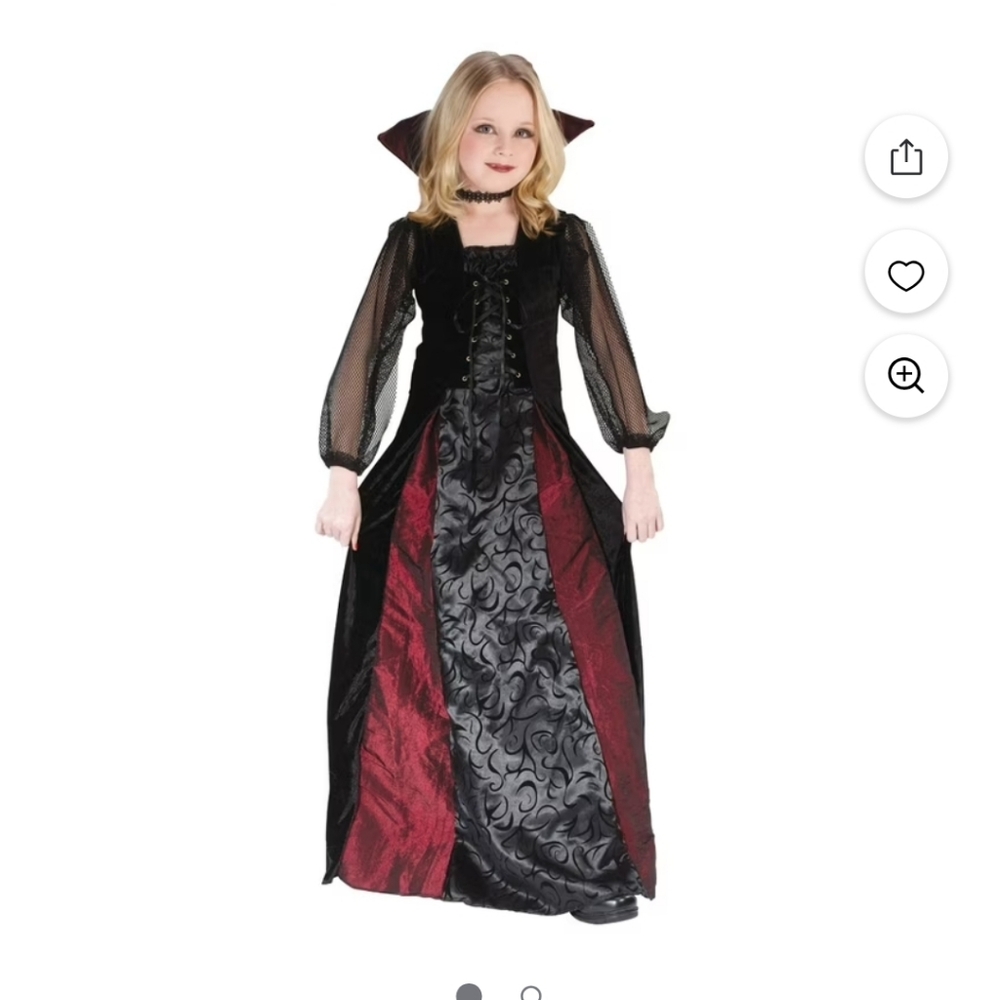 Brand: Fun World/ Gothic Maiden Vamp Halloween Custom ( Girls,10-14)
